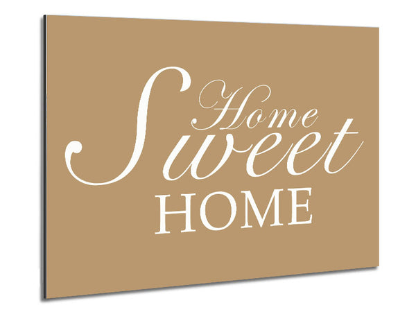 Home Quote Home Sweet Home Beige