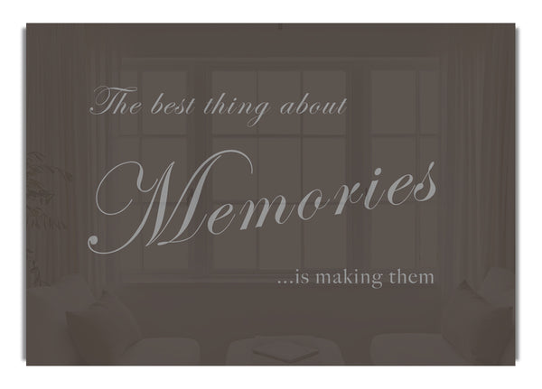 The Best Thing About Memories Chocolate