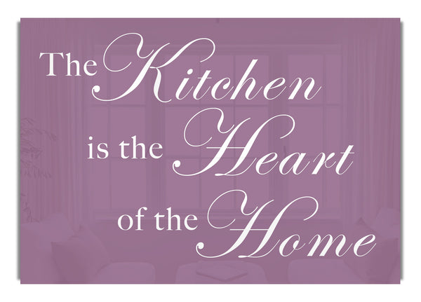 The Kitchen Is The Heart Of The Home Dusty Pink