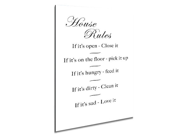 House Rules 2 White