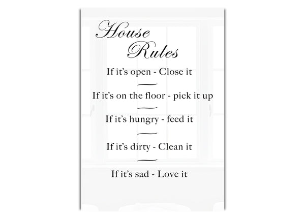 House Rules 2 White