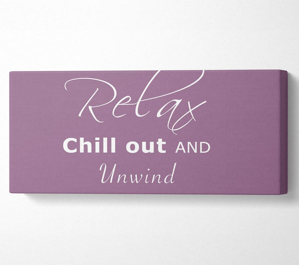 Bathroom Quote Relax Chill Out Dusty Pink