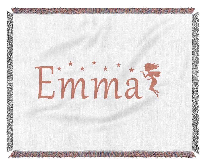 Your Name In Fairy Dust 2 White Woven Blanket