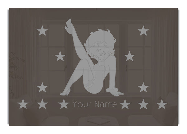 Betty Boop Your Name Stars Chocolate