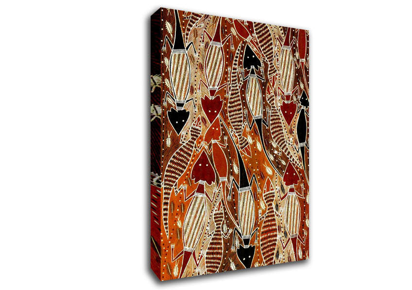 Picture of Aboriginal Ashley Djarrdi Canvas Print Wall Art