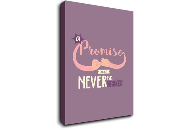 Picture of A Promise Must Never be Broken Canvas Print Wall Art