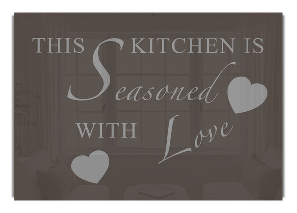 This Kitchen Is Seasoned With Love Chocolate