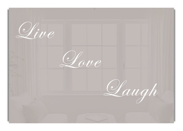 Live Love Laugh Beige