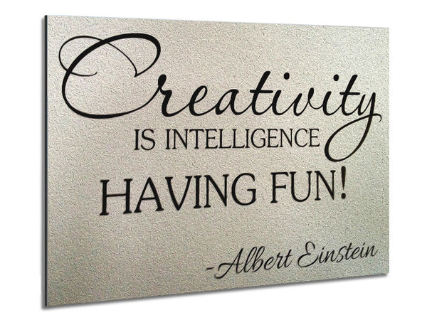 Motivational Quote Albert Einstein Creativity Is Intelligence