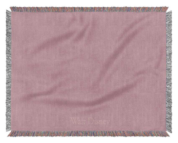 Walt Disney All Our Dreams Pink Woven Blanket