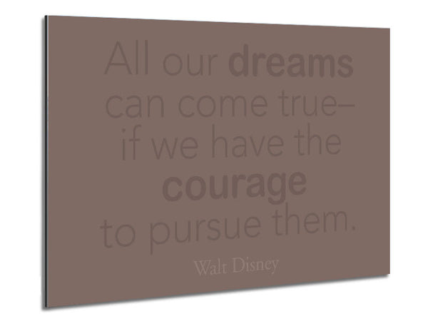 Walt Disney All Our Dreams Beige