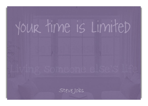 Steve Jobs Quote1 Lilac