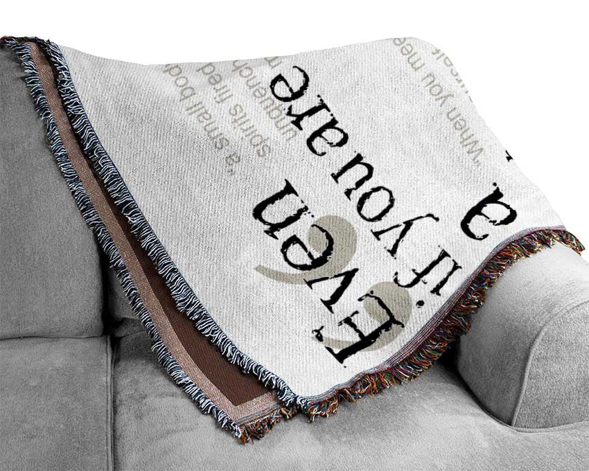 Motivational Quote Gandhi The Truth Is The Truth Woven Blanket