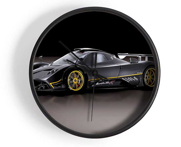 Zonda Black Beauty Clock - Wallart-Direct UK