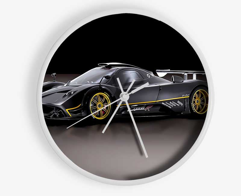 Zonda Black Beauty Clock - Wallart-Direct UK