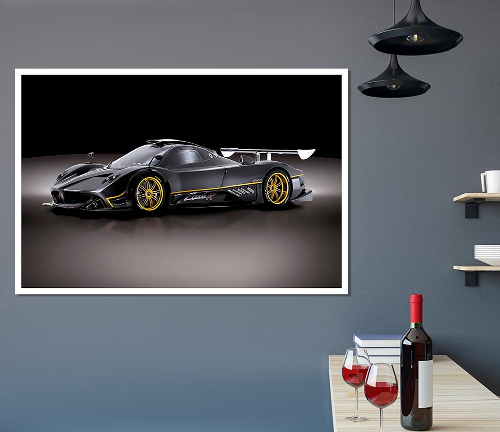 Zonda Black Beauty Print Poster Wall Art