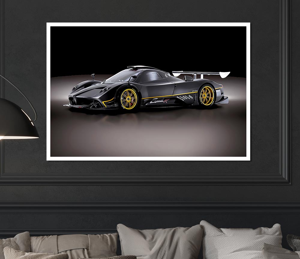 Zonda Black Beauty Print Poster Wall Art