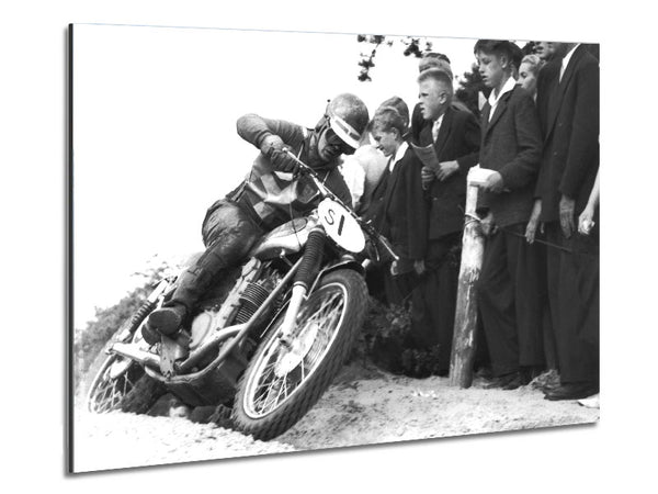 Vintage Motorcross Crowd Number One