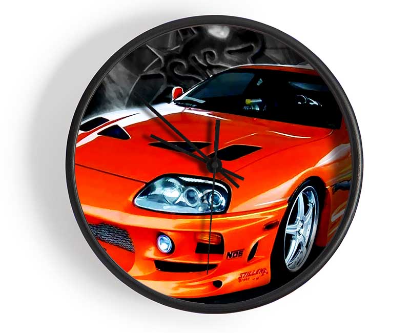 Toyota Supra Fast And The Furious Clock - Wallart-Direct UK