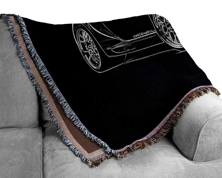 Porsche Gt3 Woven Blanket