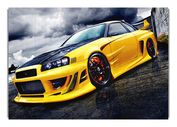 Nissan Skyline Yellow