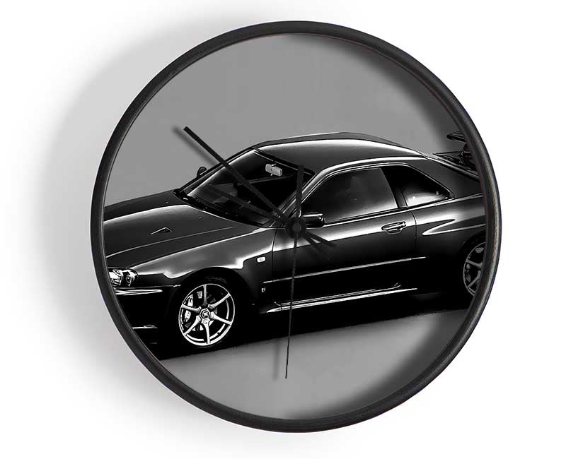 Nissan Skyline Grey Clock - Wallart-Direct UK