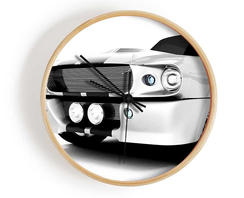 Mustang Grill Clock - Wallart-Direct UK