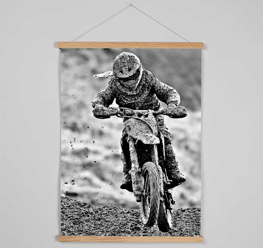 Motorcross Mud Pit Hanging Poster - Wallart-Direct UK