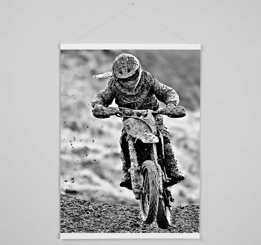 Motorcross Mud Pit Hanging Poster - Wallart-Direct UK