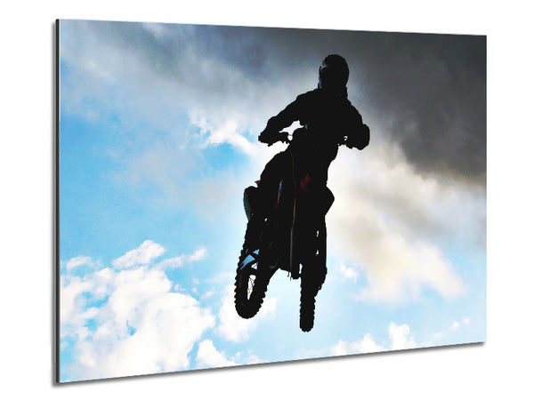 Motorcross Freestyle In The Sky