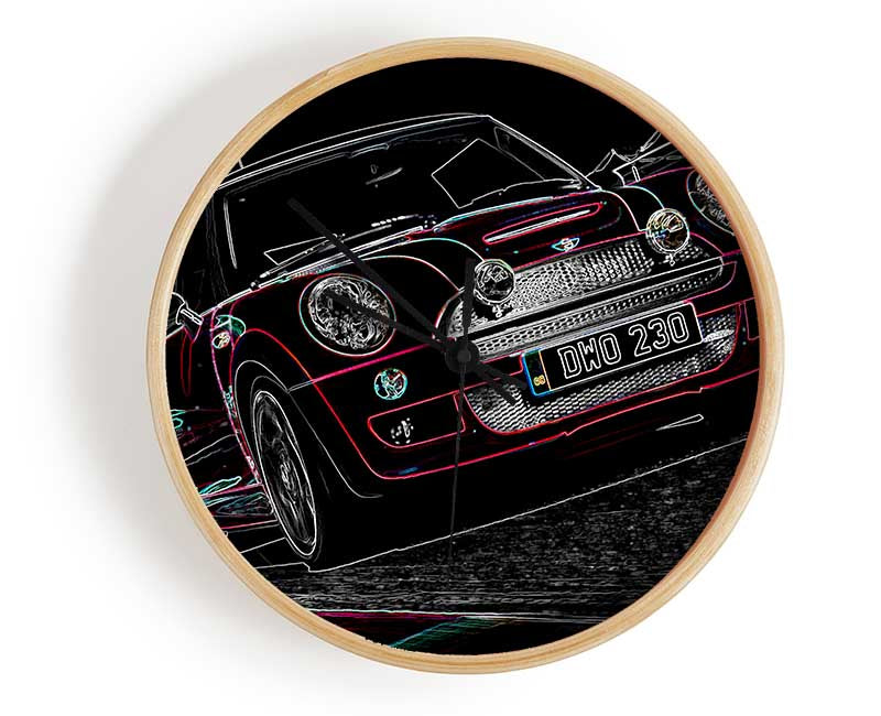 Mini Cooper Track Day Clock - Wallart-Direct UK