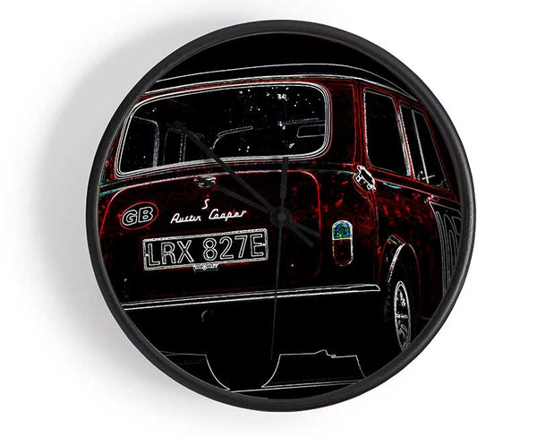 Mini Cooper Rear Clock - Wallart-Direct UK