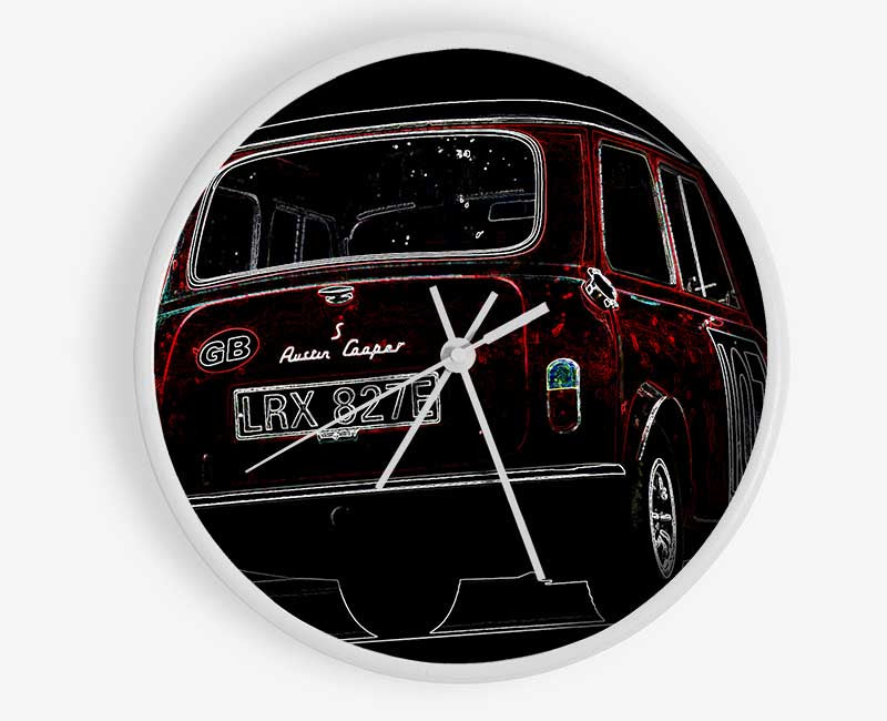 Mini Cooper Rear Clock - Wallart-Direct UK