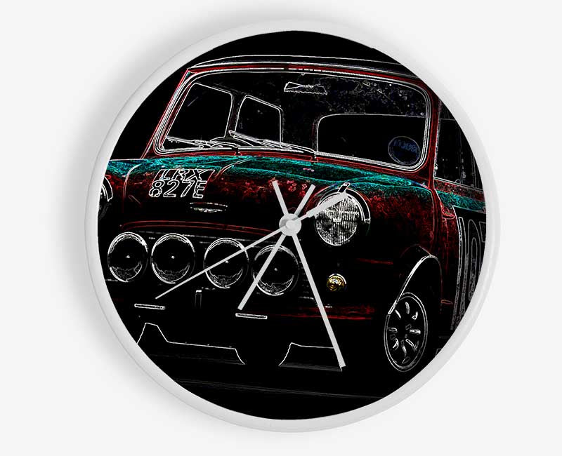 Mini Cooper Front Clock - Wallart-Direct UK