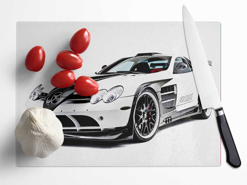 Mercedes Slr Maclaren Glass Chopping Board