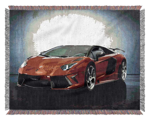 Mansory Lamborghini Aventador Lp700 4 Woven Blanket