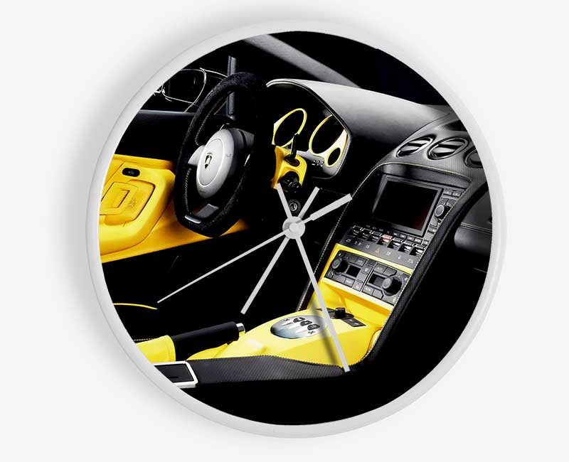 Lamborghini Stunning Interior Clock - Wallart-Direct UK