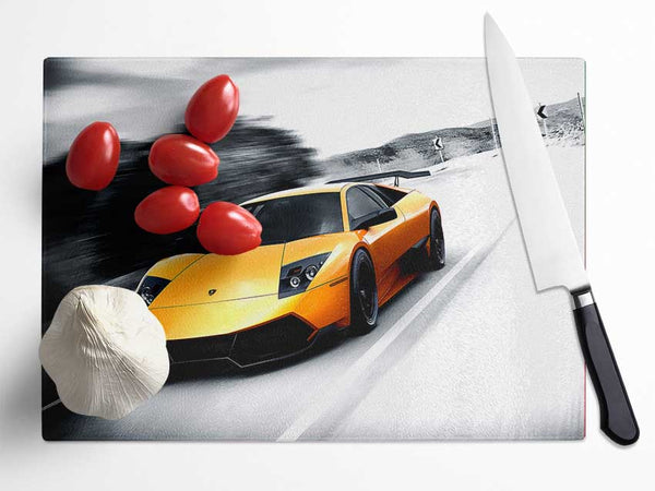 Lamborghini Murcielago Lp 670 4 Glass Chopping Board