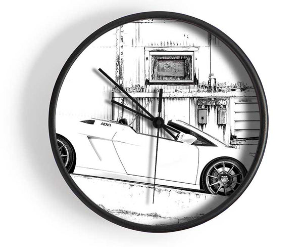 Lamborghini Gallardo Spyder Adv1 Wheels Clock - Wallart-Direct UK