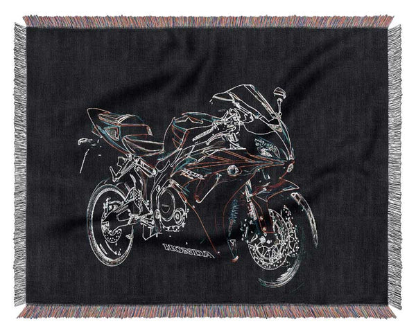 Honda Cbr Woven Blanket