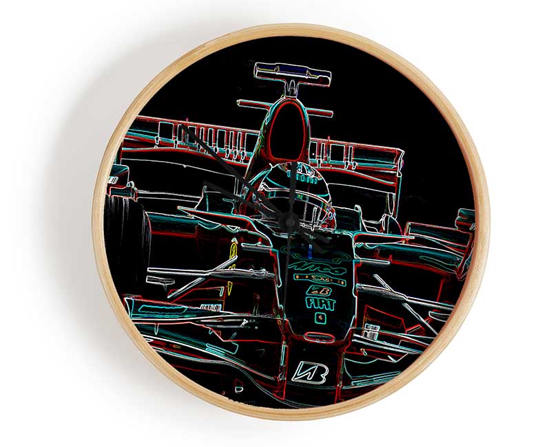 Formula One Track Clock - Wallart-Direct UK