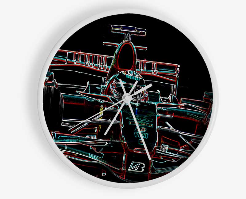 Formula One Track Clock - Wallart-Direct UK