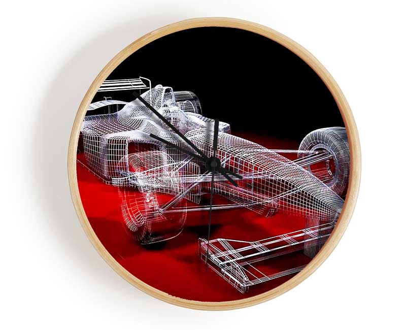 Formula One Prototype Clock - Wallart-Direct UK