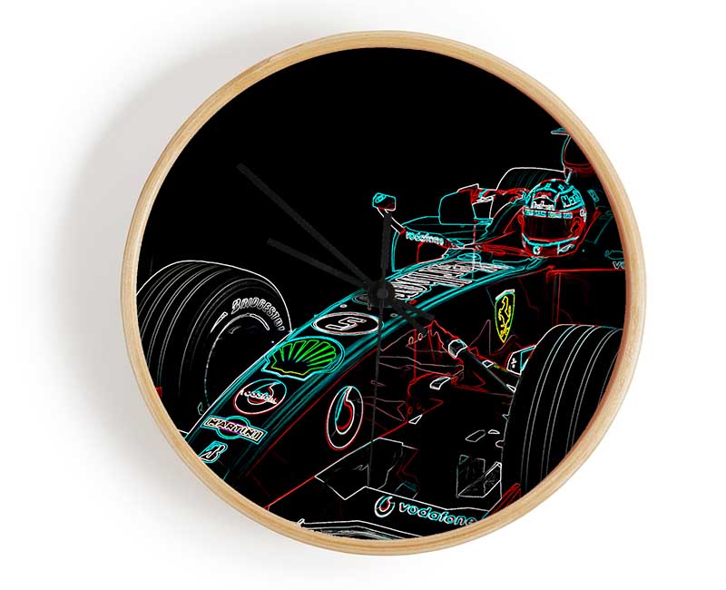 Formula One Profile Clock - Wallart-Direct UK