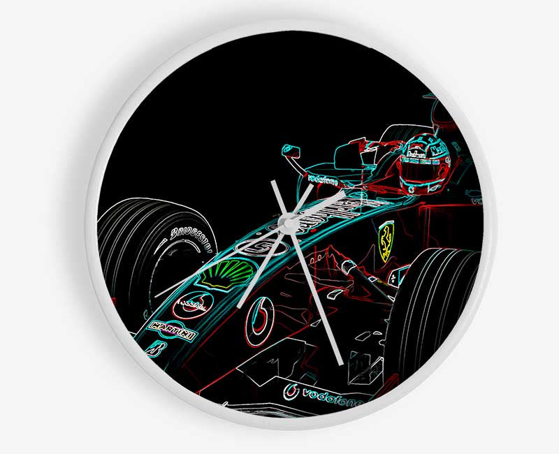 Formula One Profile Clock - Wallart-Direct UK