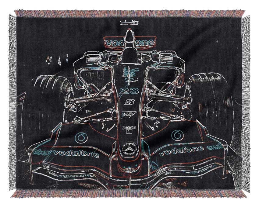 Formula One Pole Postion Woven Blanket