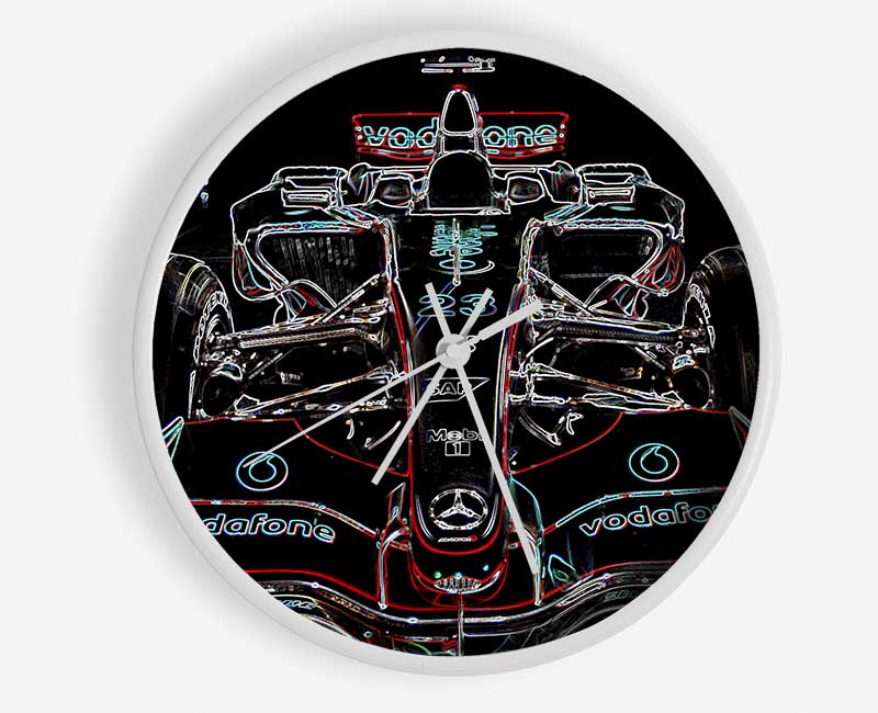 Formula One Pole Postion Clock - Wallart-Direct UK