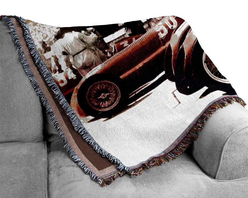 Formula One Classic Pit Stops Woven Blanket