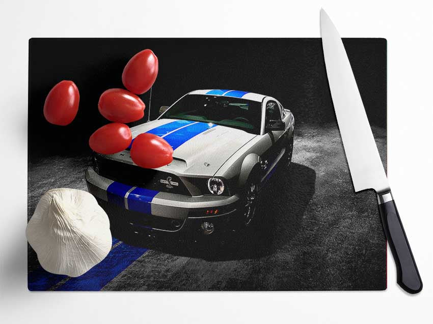 Ford Mustang Shelby Gt500 2013 Glass Chopping Board