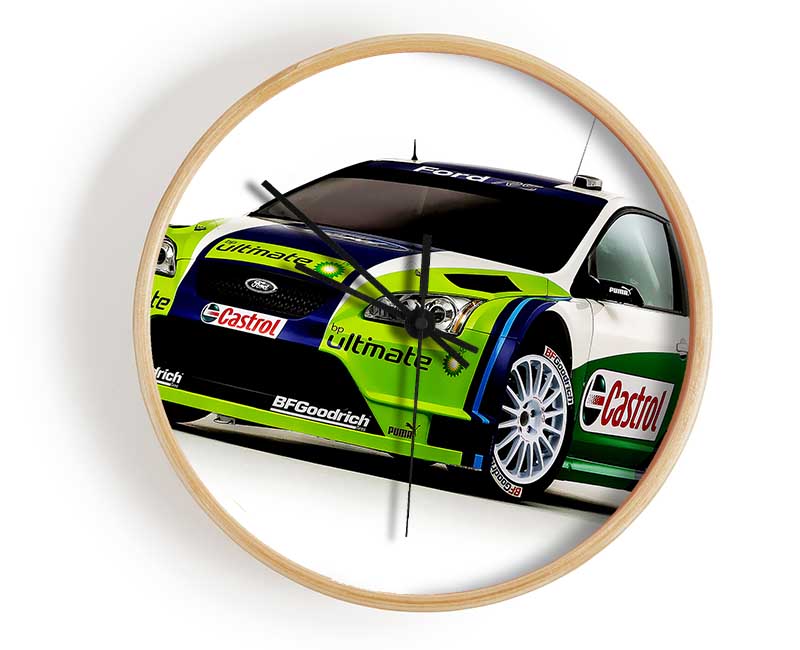 Ford Focus Rally Car Clock - Wallart-Direct UK